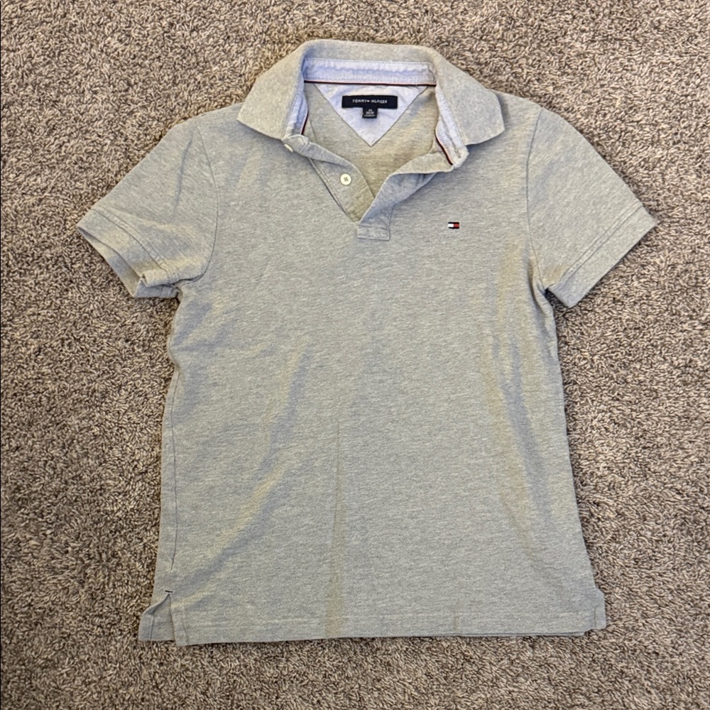 Tommy Hilfiger Light Gray Polo Shirt